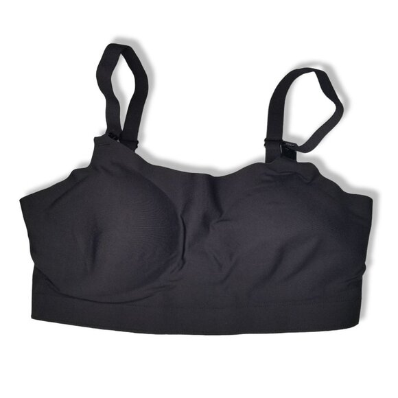 Belly Bandit Size Medium Black Leak Proof Nursing Bra Maternity Removable Cups - Picture 2 of 10
